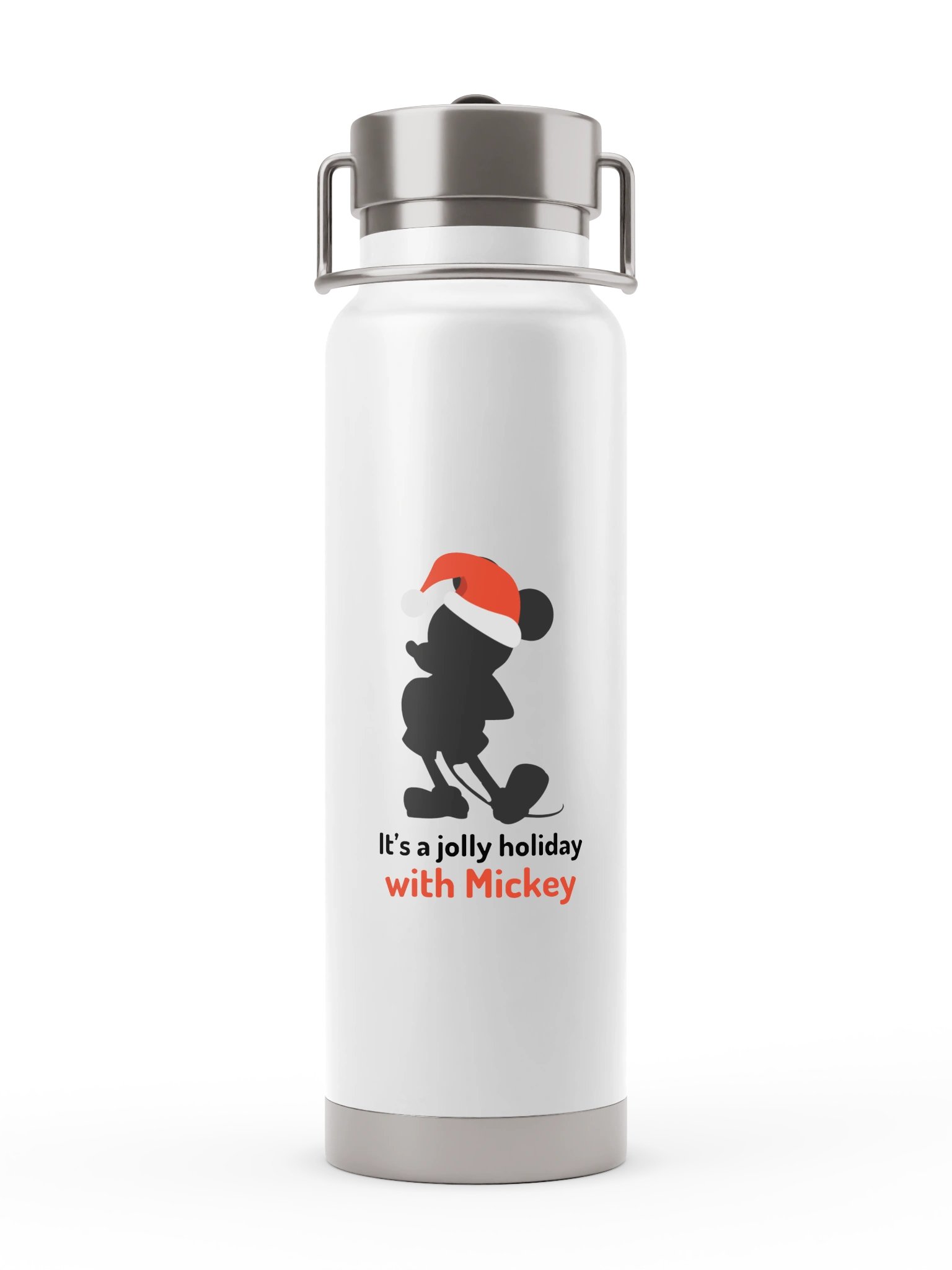 Disney Jolly Holiday with Mickey Insulated Water Bottle with Straw product image (2)