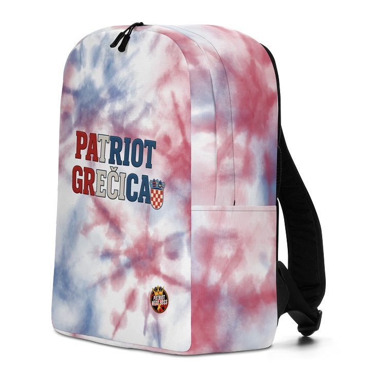 Croatian Checkerboard All-Over Backpack product image (2)