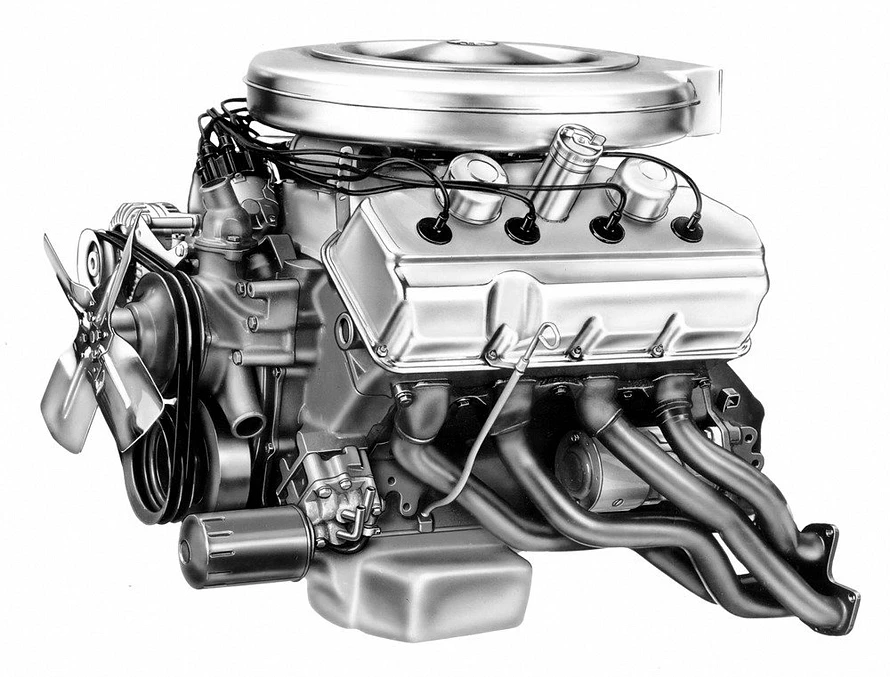 1964 Hemi circuit-racing engine