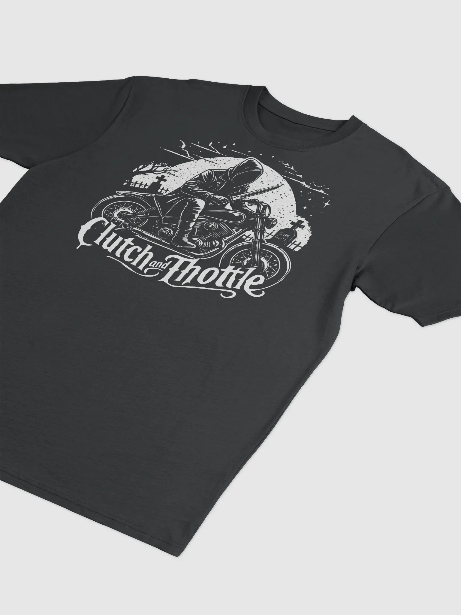 Clutch and Throttle Motorcycle Tee product image (2)