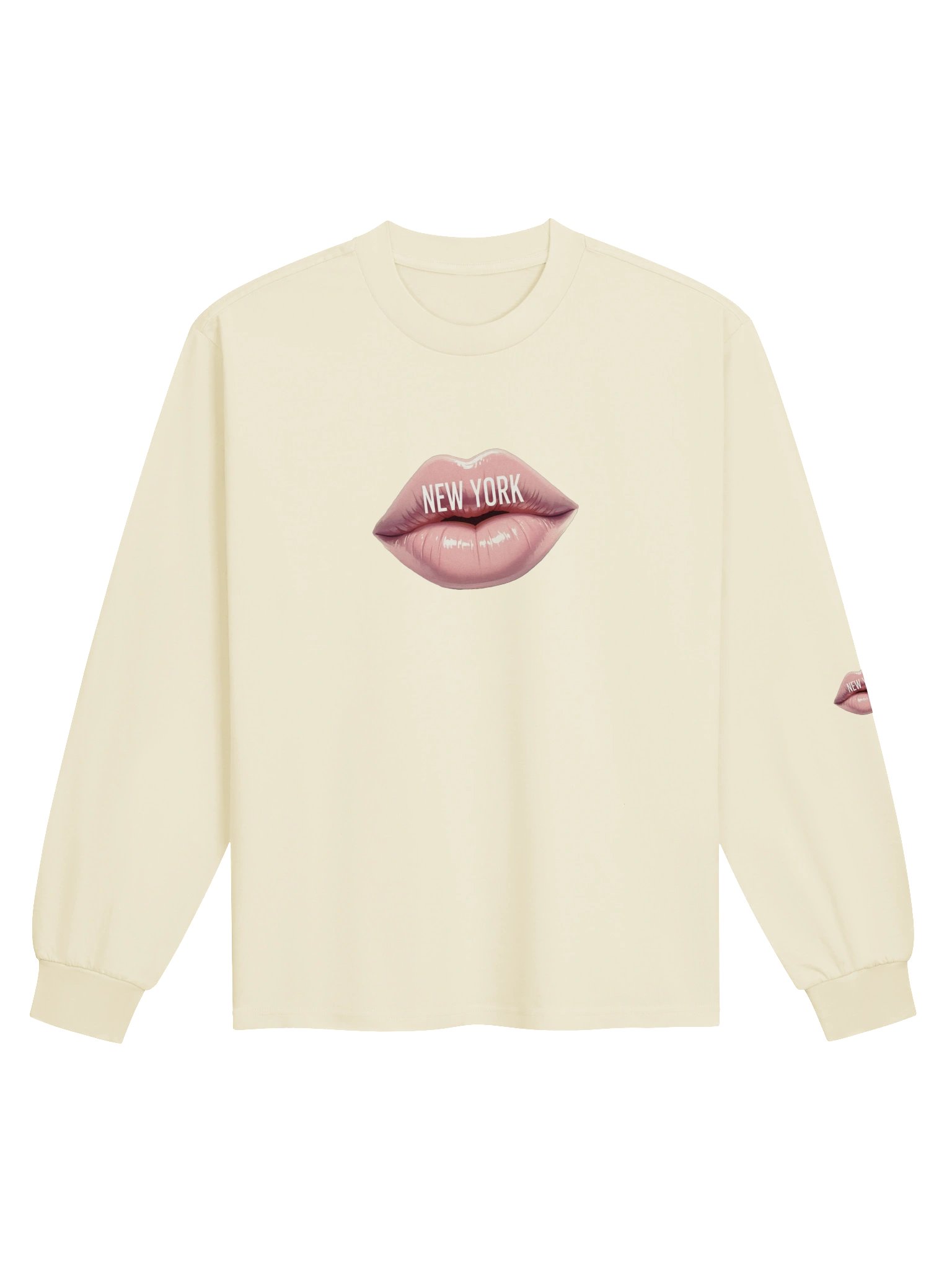 NEW YORK LIPS - LADIES' LONGSLEEVE SLEEPWEAR TOP product image (1)