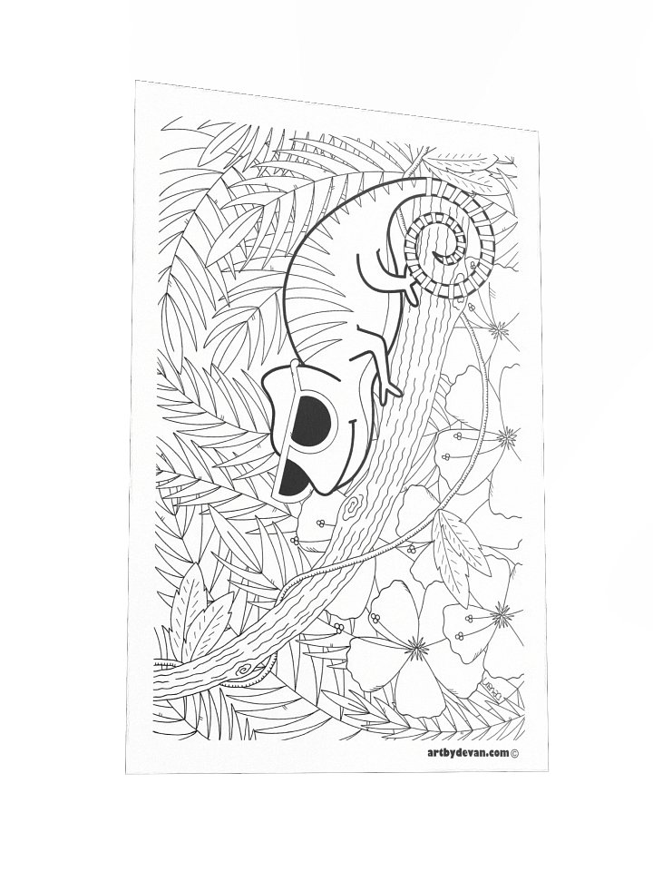Color Your Own Art: Mr. Chill product image (2)