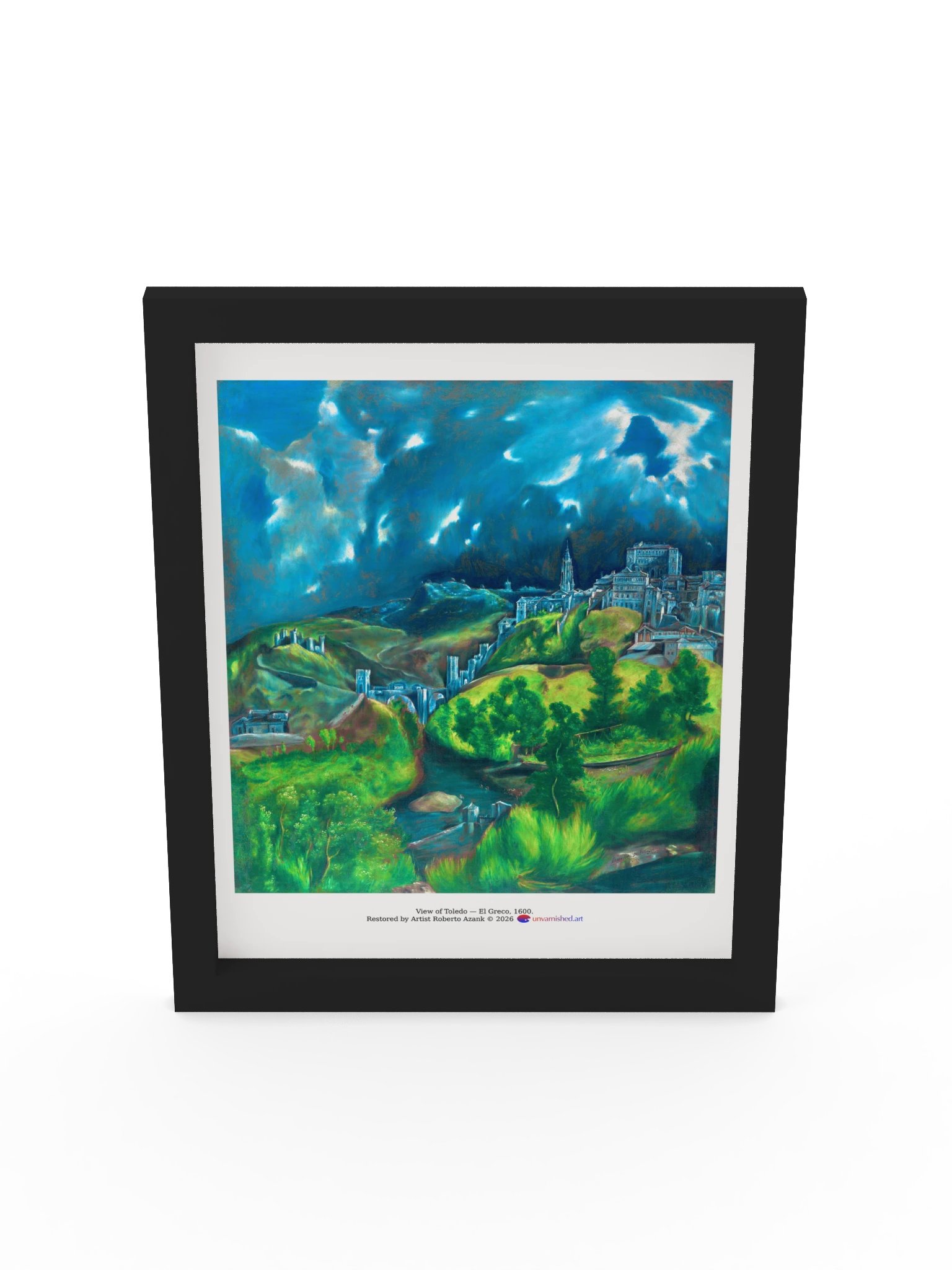 View of Toledo — Small Framed Matte Poster product image (5)