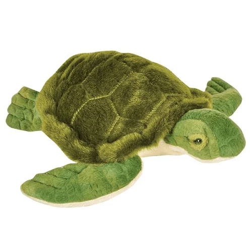 Cute 8" Sea Turtle Plush - Soft Stuffed Anime Style Marine Ocean Life Toy product image (1)