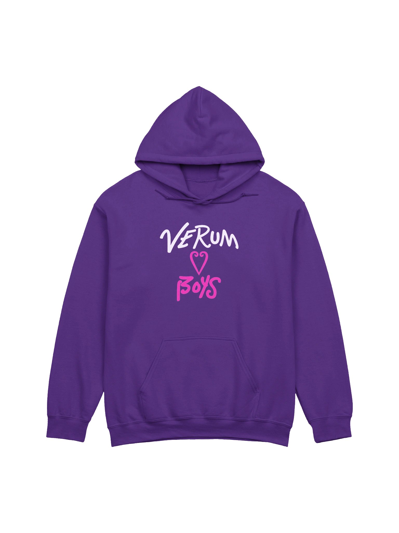 Verum Boys Hoodie - White/Pink product image (1)