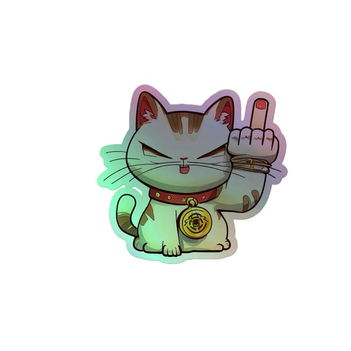 Holographic Rage Cat product image (2)