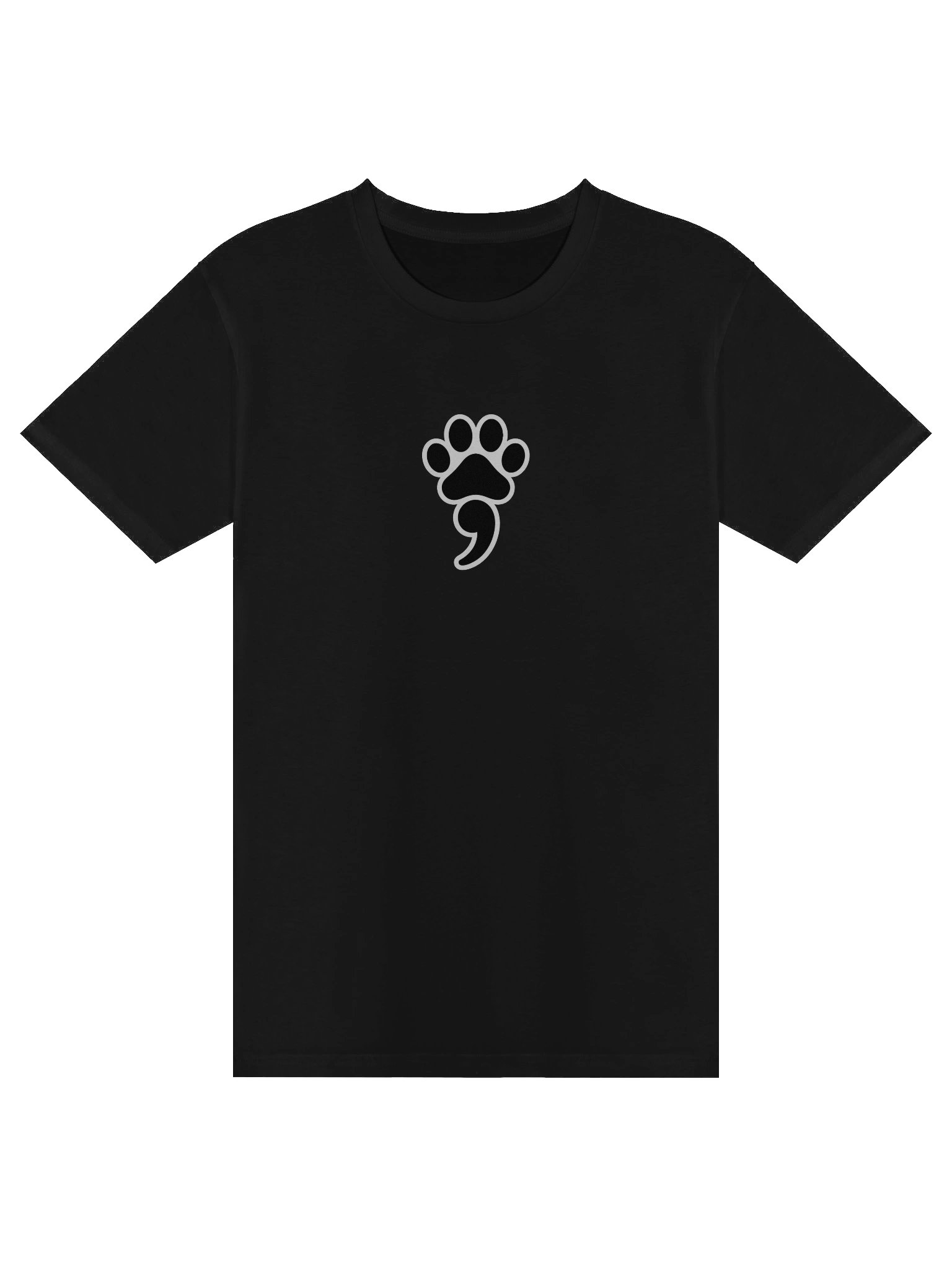 🐾 Paw Semicolon T-Shirt | Symbol of Strength, Hope & Companionship product image (10)