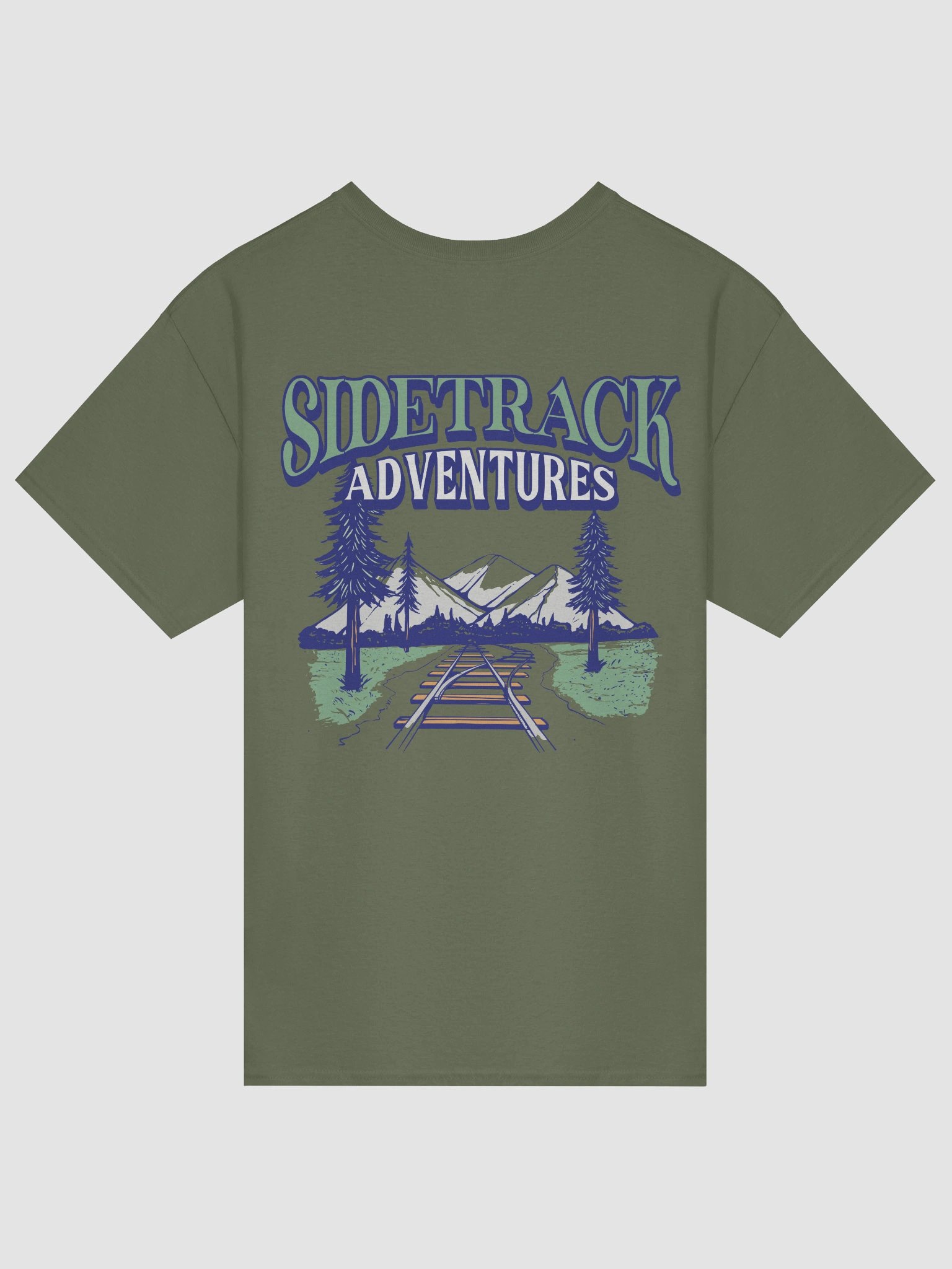 Back For 1 Month: Sidetrack Adventures Retro Logo Shirt with Design on Back product image (2)