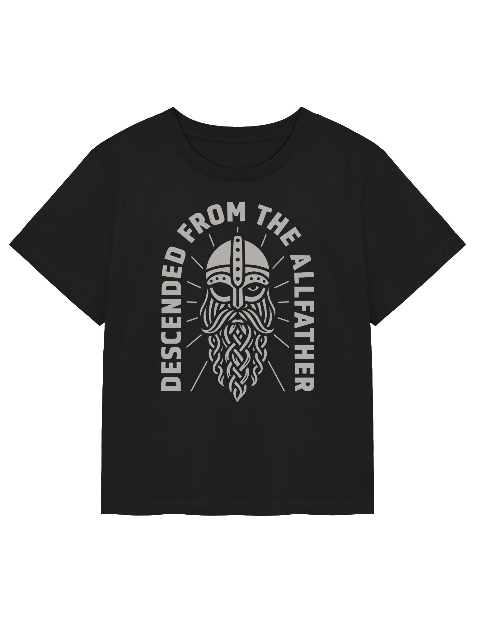 Descended from the Allfather Women's Organic Ribbed Neck T-Shirt product image (2)