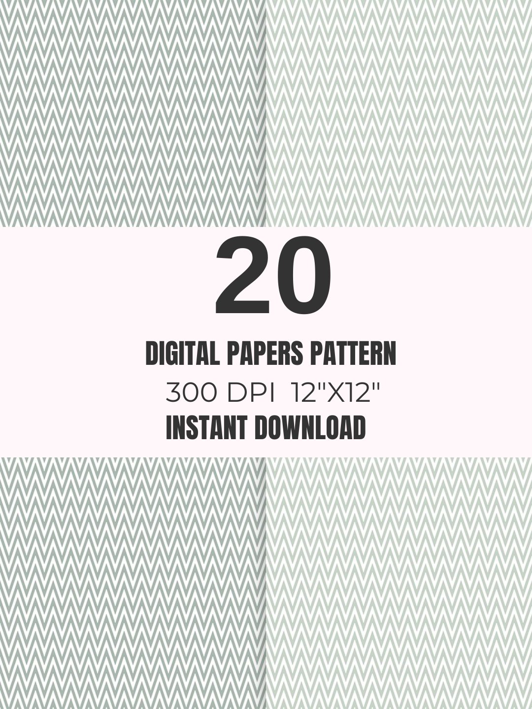 Pastel Pink & Sage Seamless Paper Pack 20 product image (5)