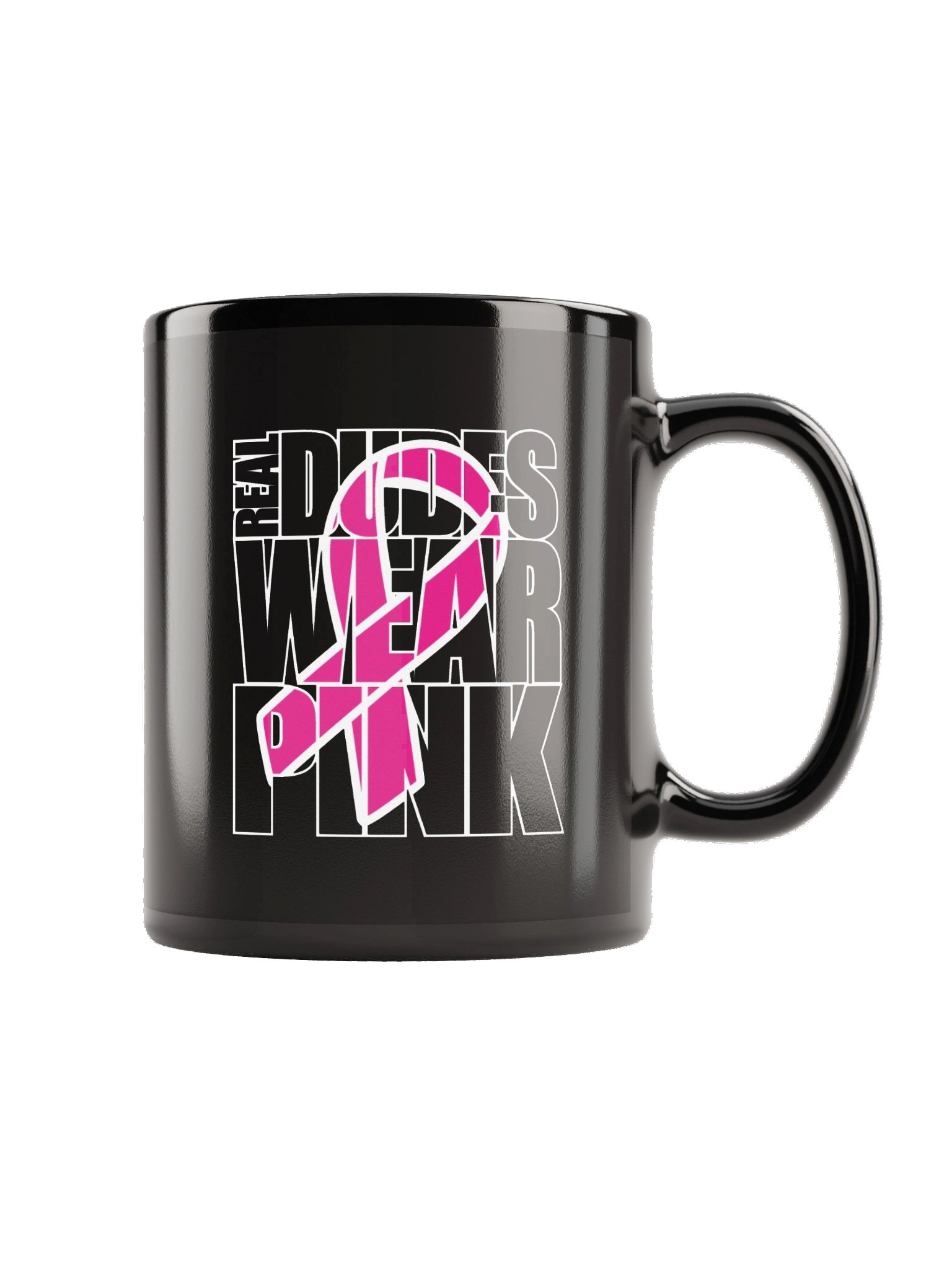 Real Dudes Wear Pink Beverage Mug - Dark Mode 😎 product image (3)