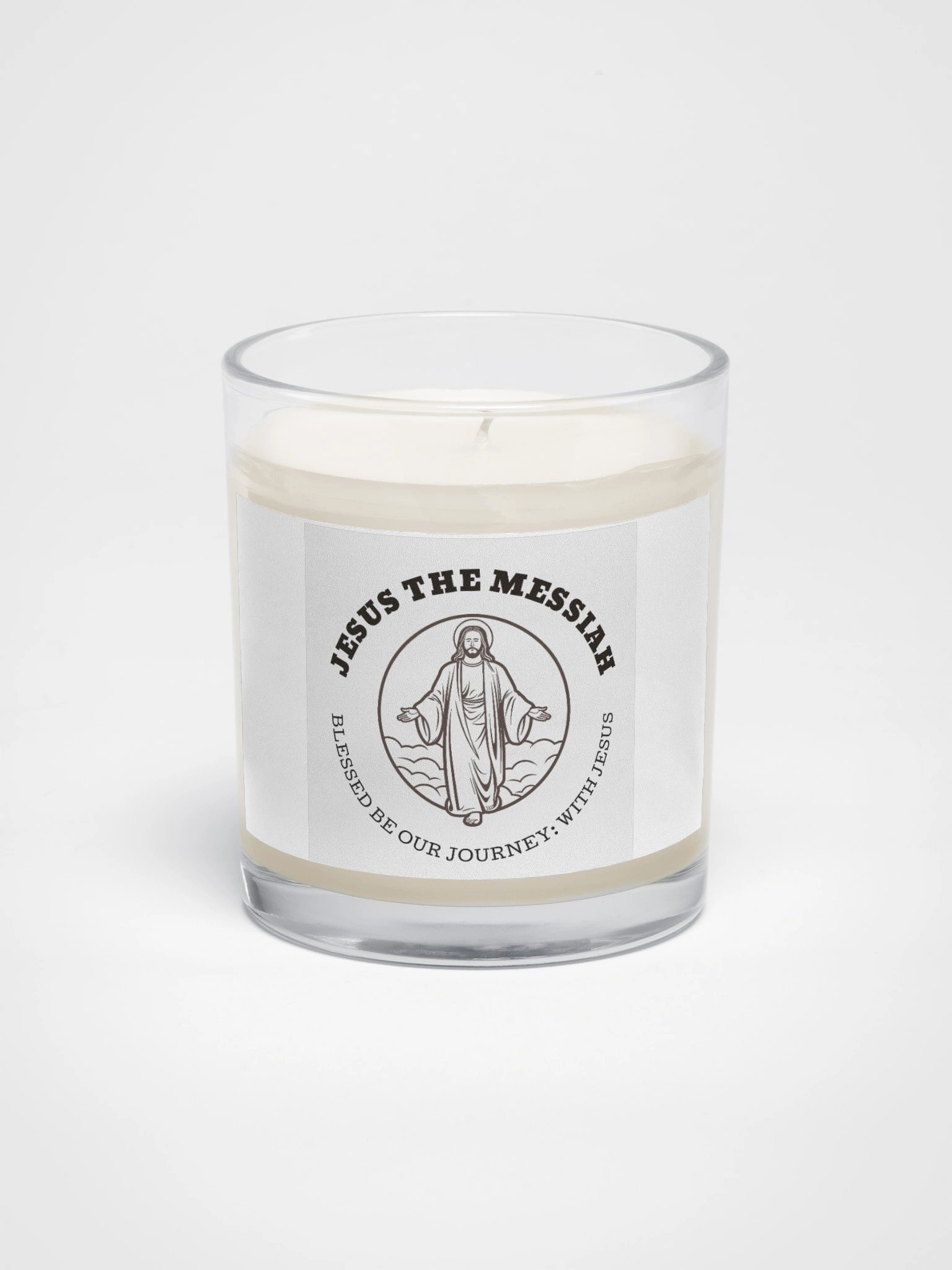 Jesus The Messiah Blessed Be Our Journey Candle product image (1)