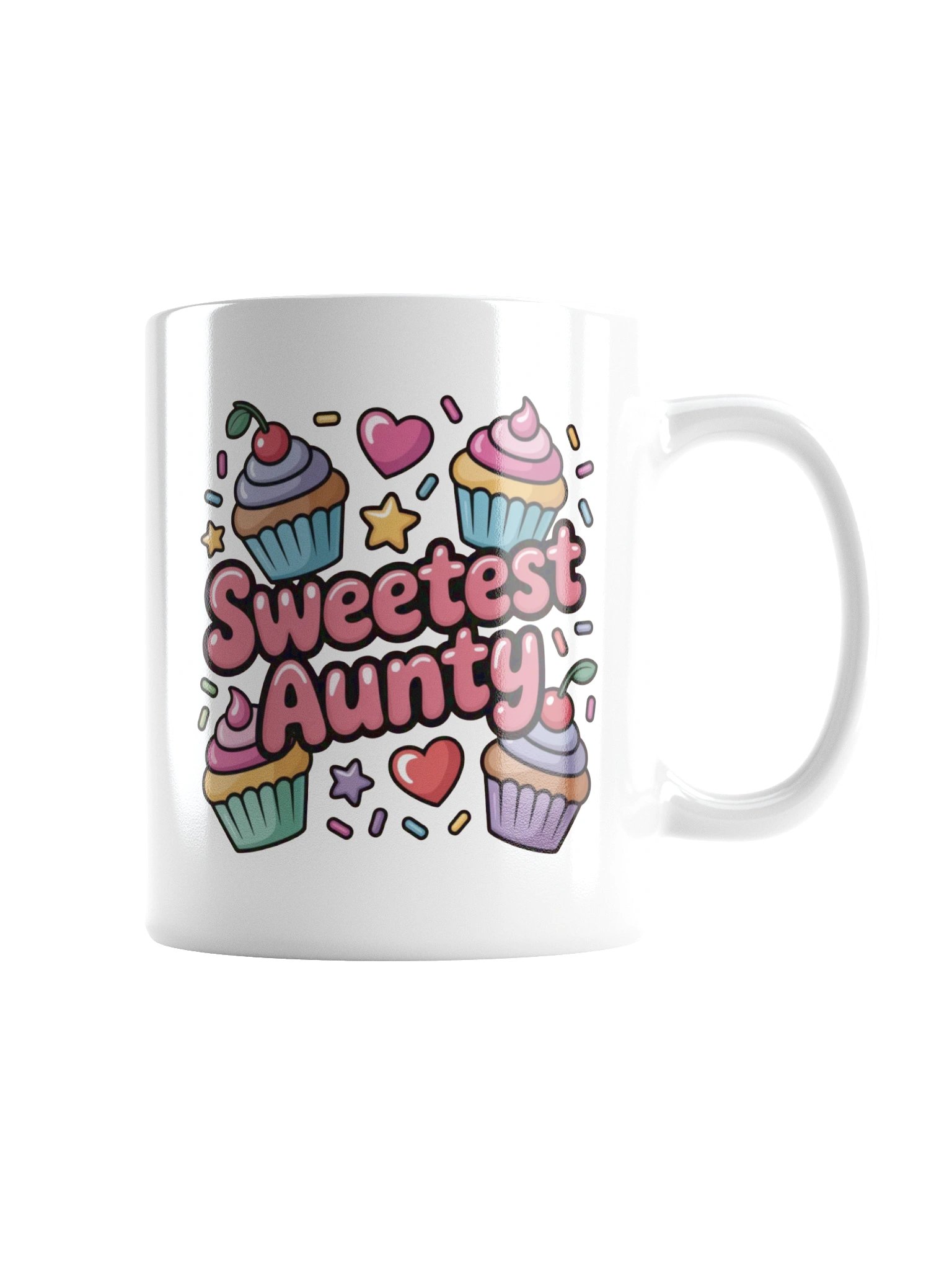 Sweetest Aunty Cupcake Sprinkle Coffee Mug product image (7)