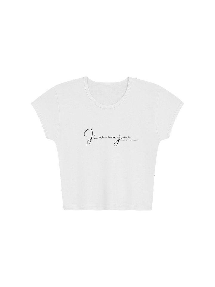 Jivanjee Designer - SIgnature logo crop tee product image (1)