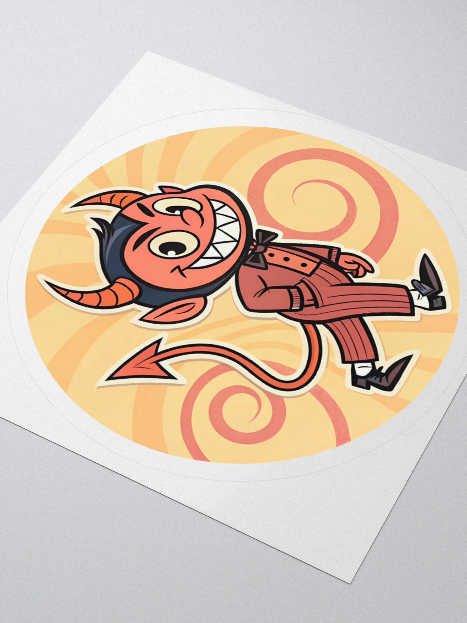 Groovy Devil Vinyl Stickers product image (9)