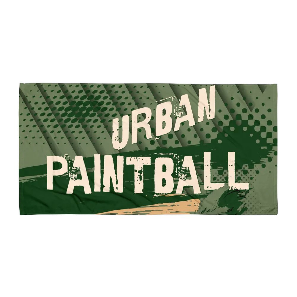 Urban Defiance - Battleground & Beach Towel, green product image (1)