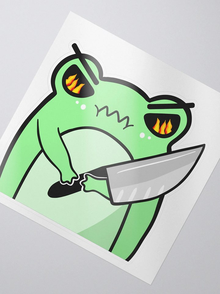 Angry Frog Sticker product image (2)