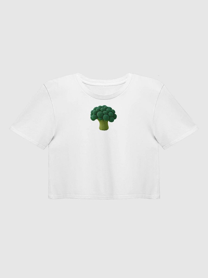 CozyAvocado Women's Premium Broccoli Crop Top #5 product image (1)