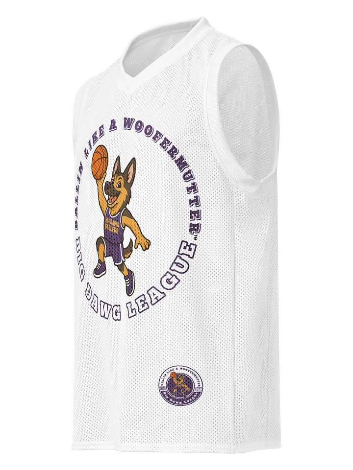German Shepherd Ballin Like A WooferMutter™ Premium Basketball Jersey product image (2)