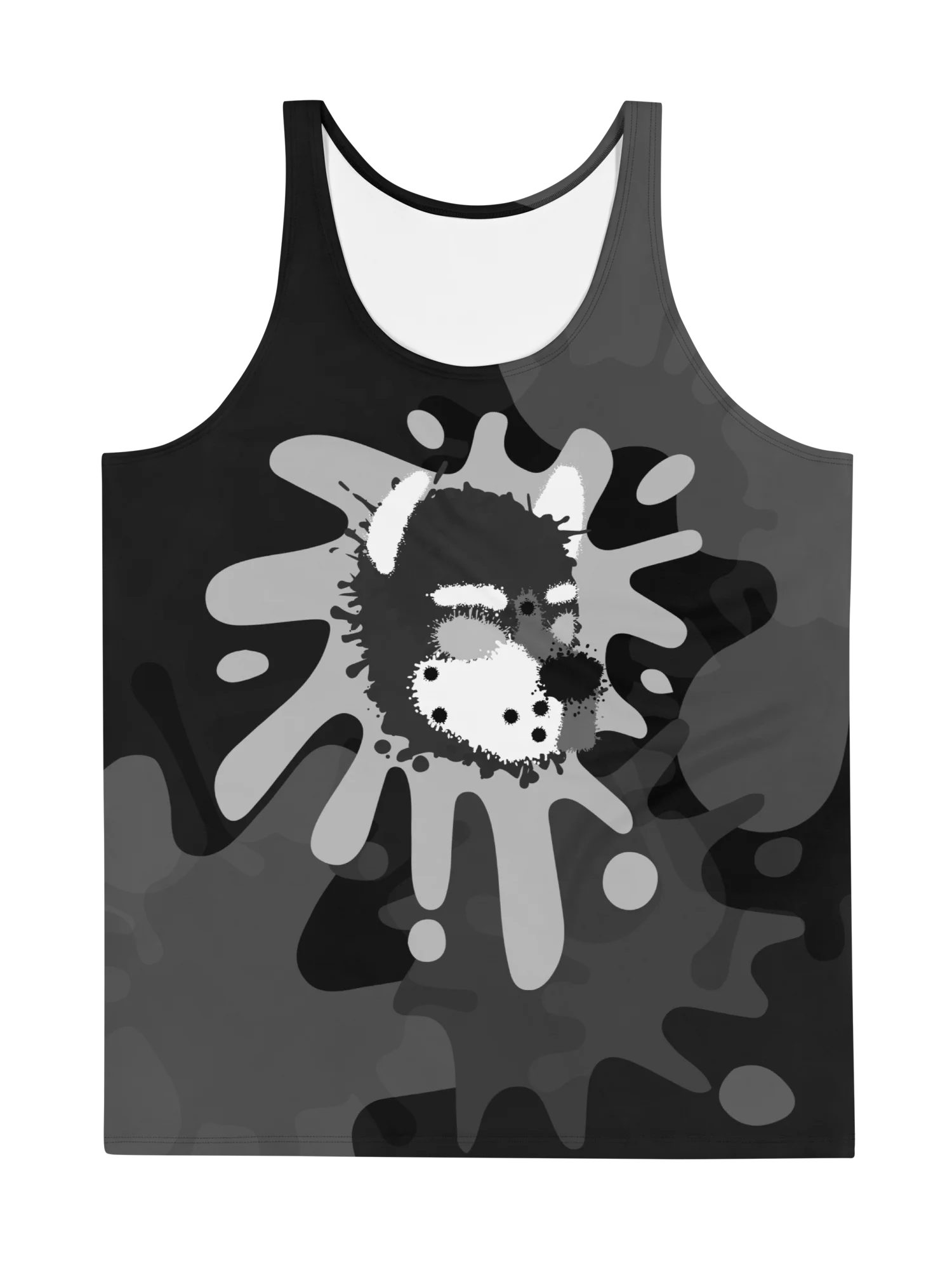 Dark Chaos Splatter Tank - White product image (1)