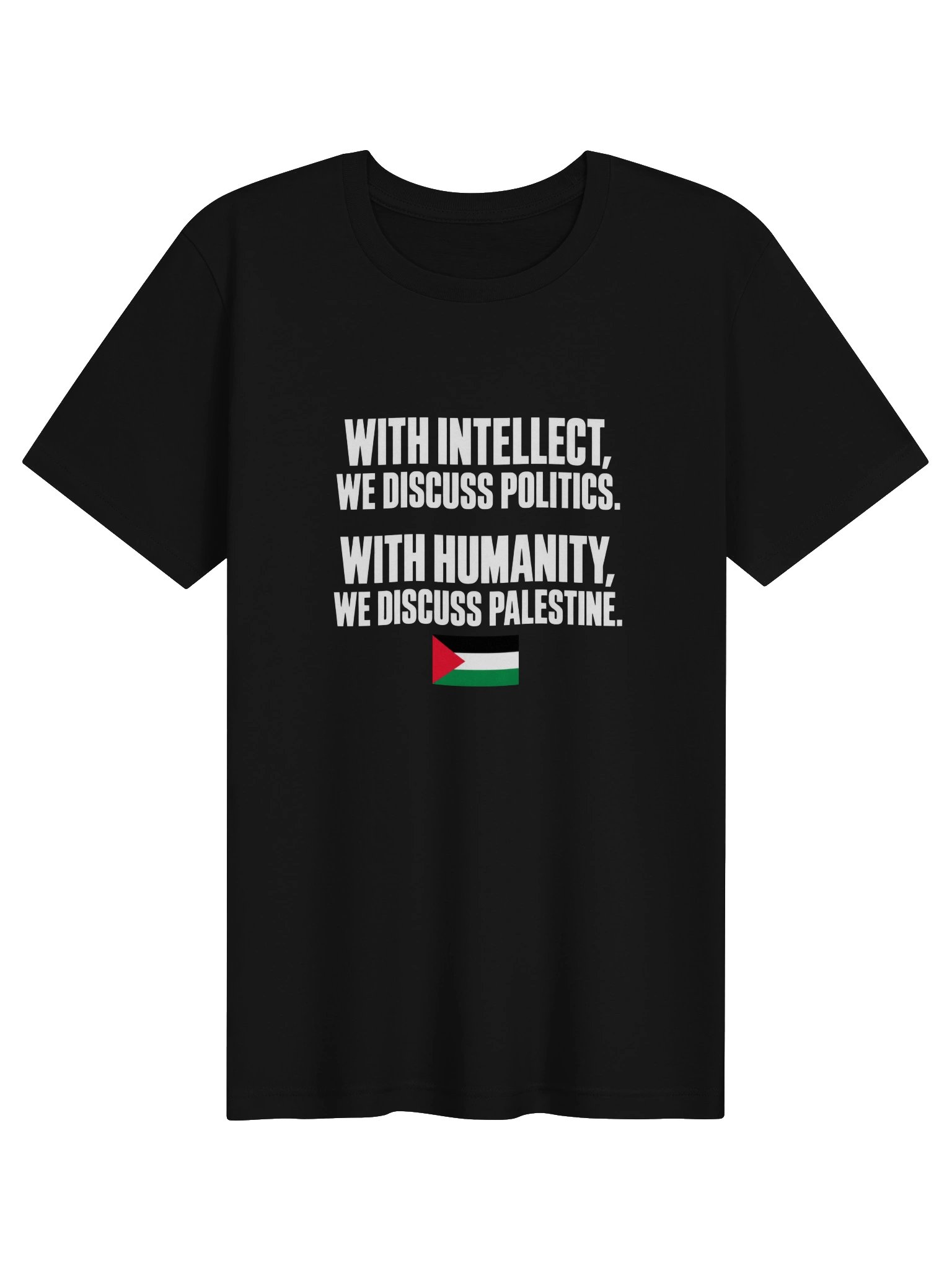 With Humanity, We Discuss Palestine T-Shirt 🇵🇸 product image (1)