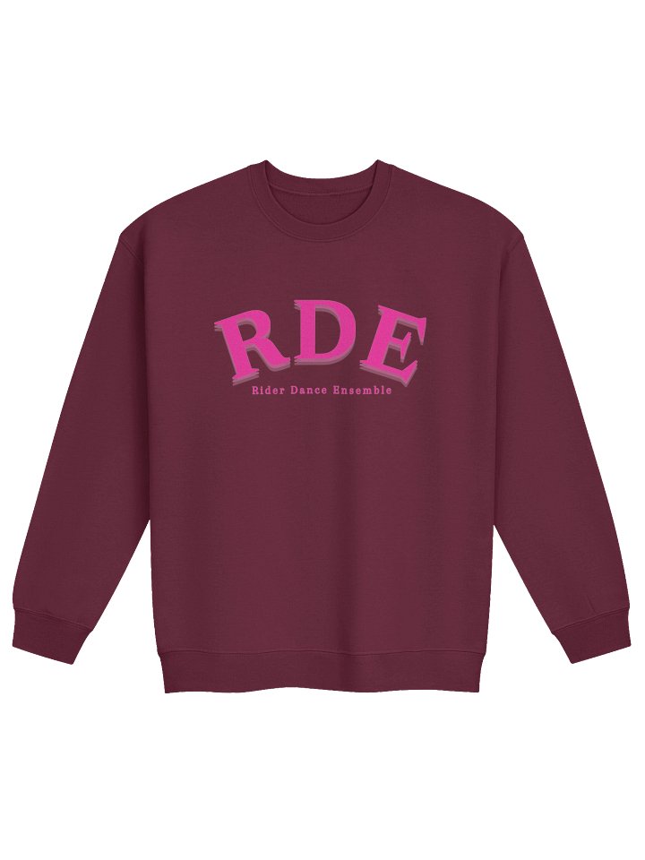 RDE Shadow Crewneck Maroon product image (1)