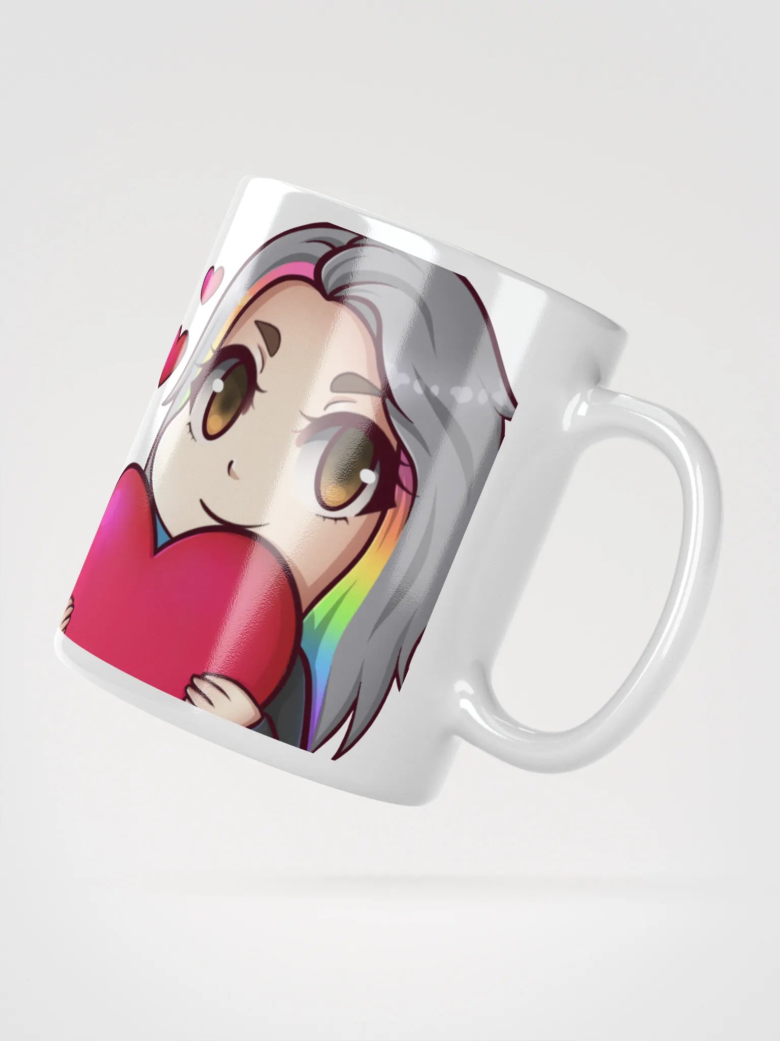 Heart Emote | Glossy Mug product image (2)