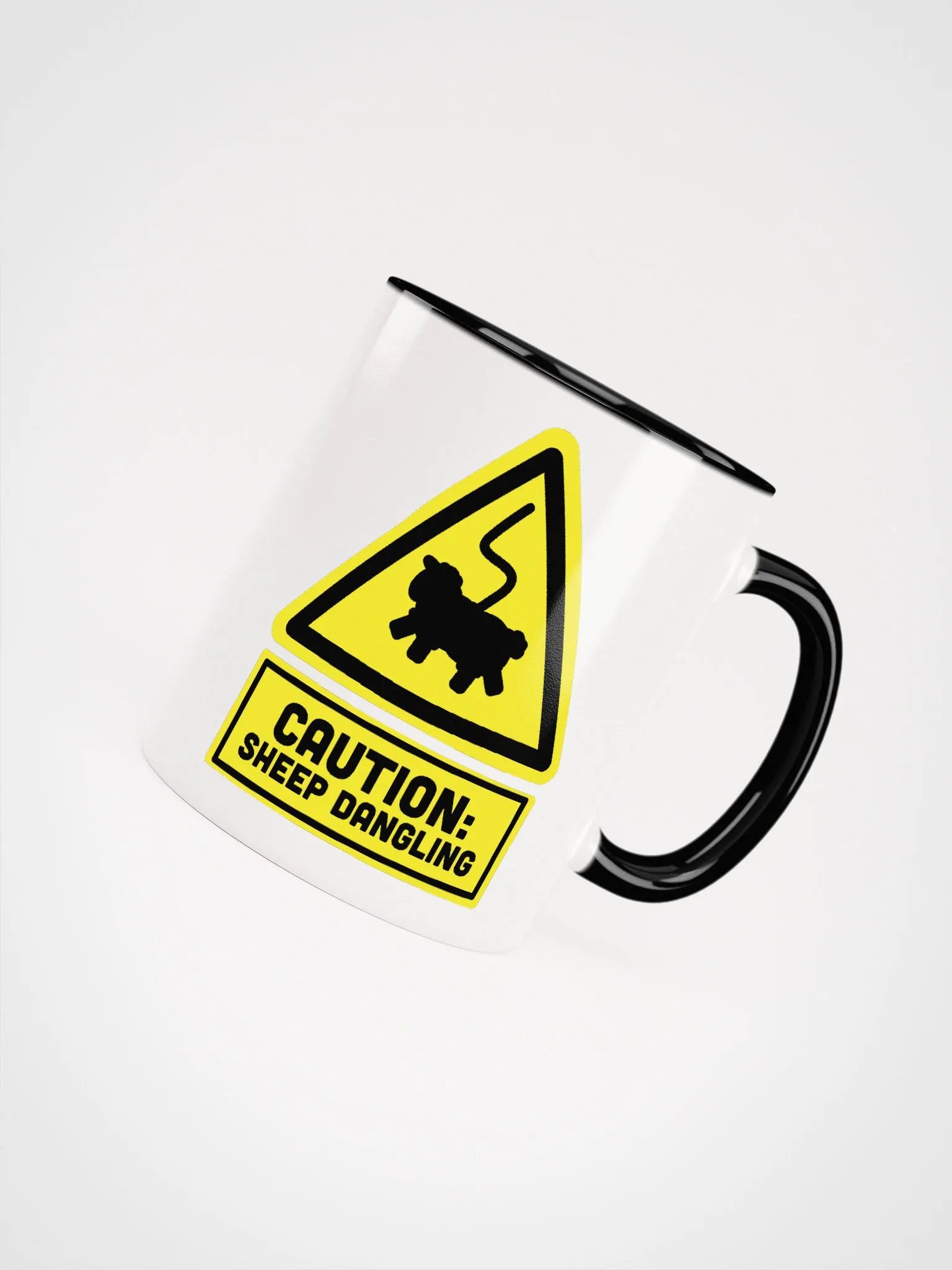 Caution Sheep Dangling | Ceramic Mug product image (4)