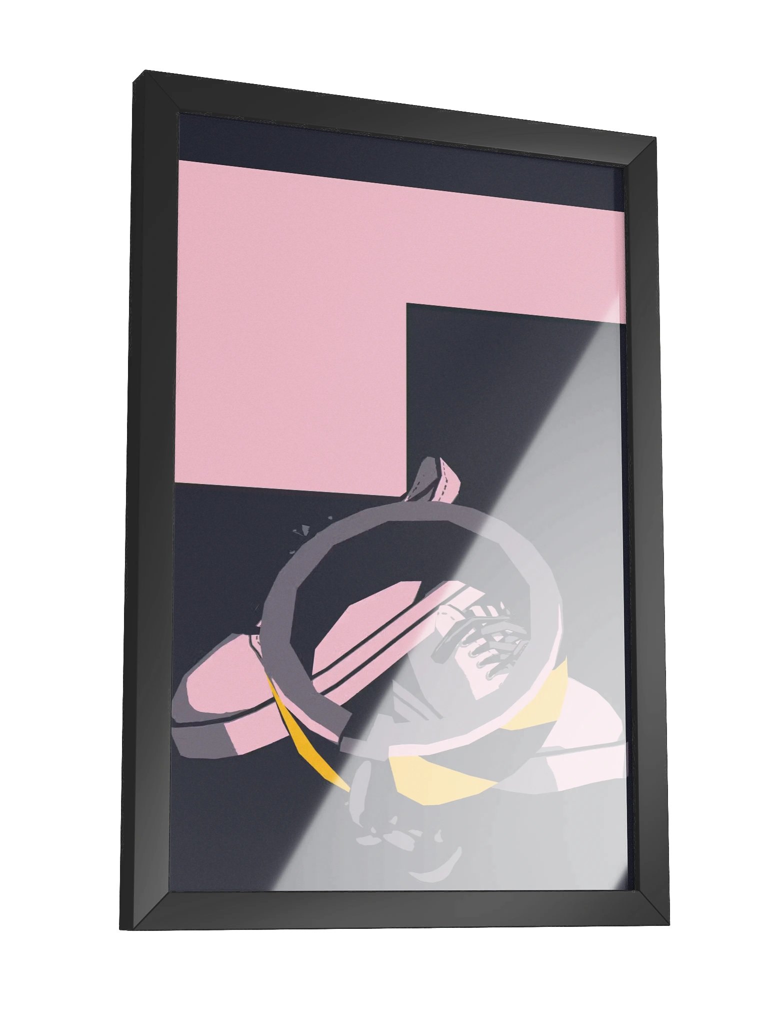 Framed Collar Me Shocked Poster product image (3)