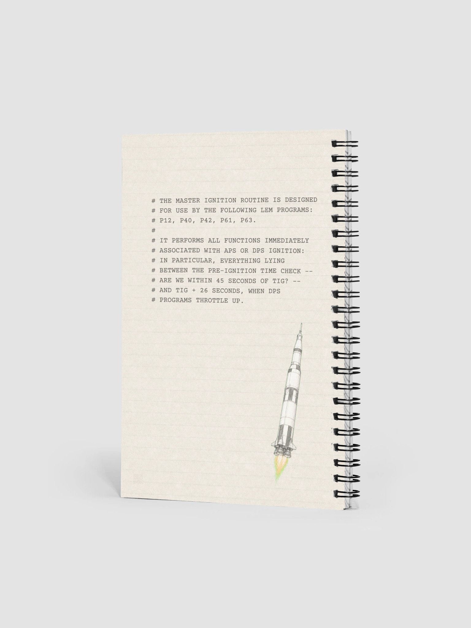 Apollo 11 — Dotted Spiral Notebook product image (3)