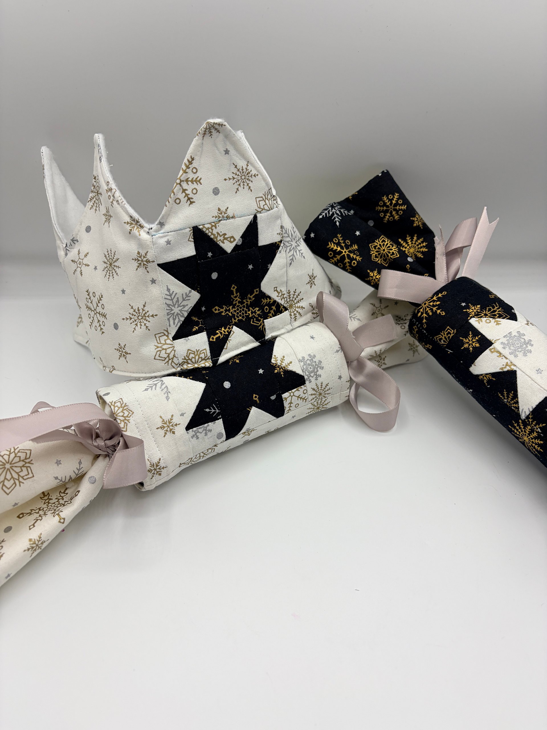 Sawtooth Star Christmas Sewing Pattern Bundle. Cracker, Crown, Stocking, Jokes. PDF Patterns & Tutorials product image (2)