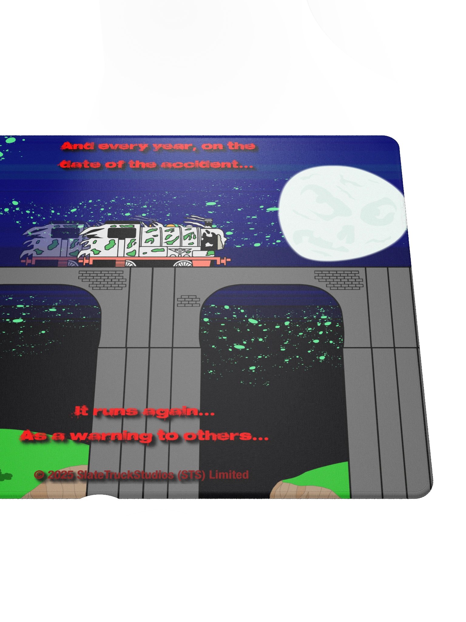 Ghostly Trick Mouse Mat product image (5)