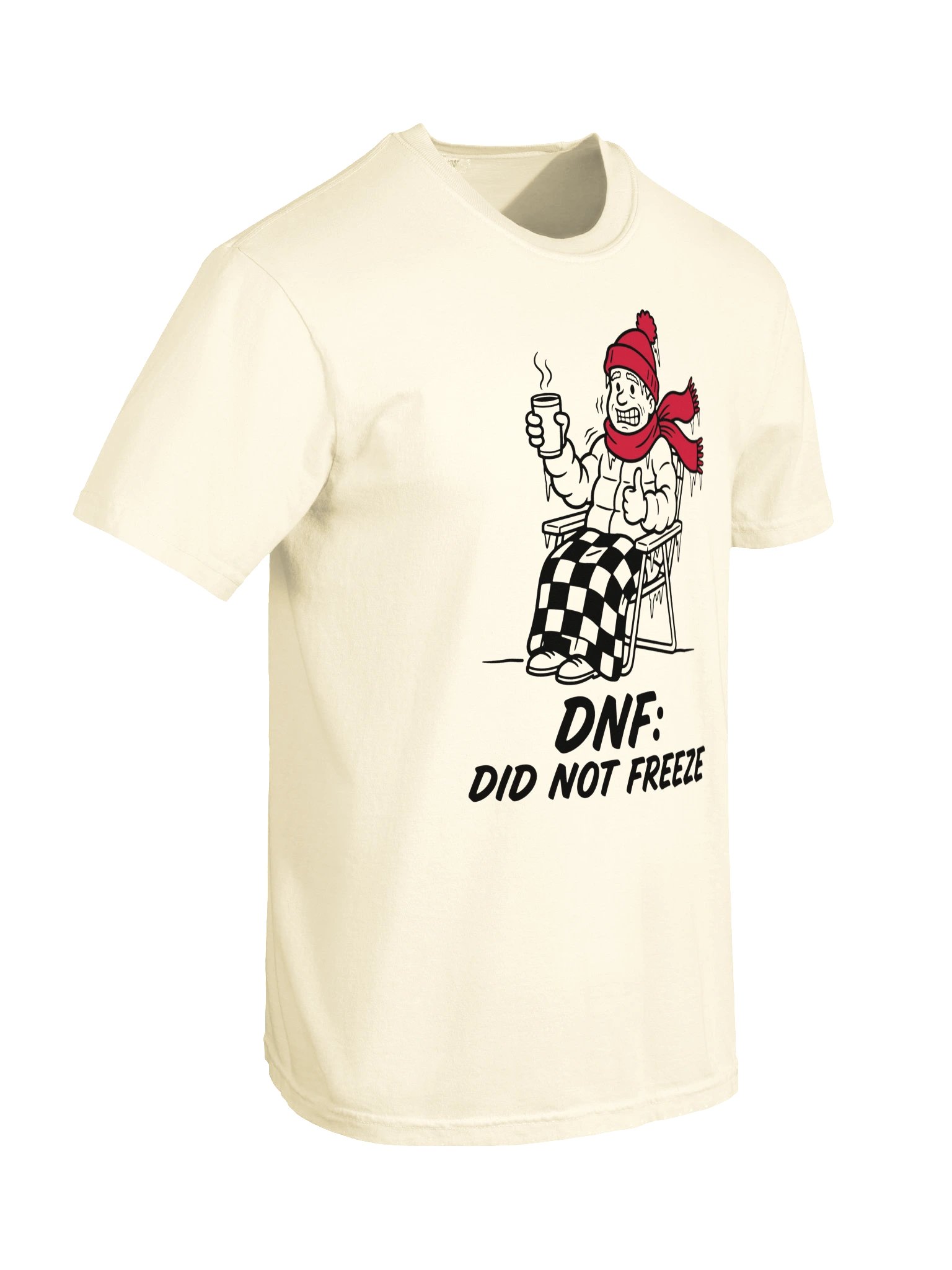 DNF: Did Not Freeze Race Fan Tee product image (19)