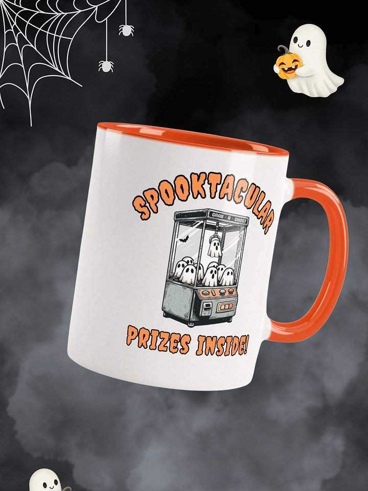 Spooktacular Ghost Claw Machine Ceramic Mug product image (1)