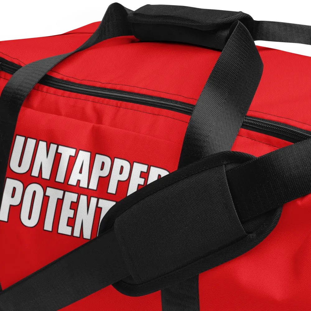 Untapped Potential Red Duffle Bag product image (6)