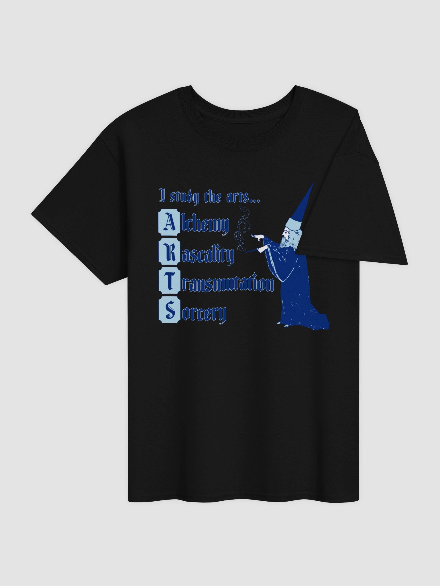 I study the arts wizard t-shirt product image (4)