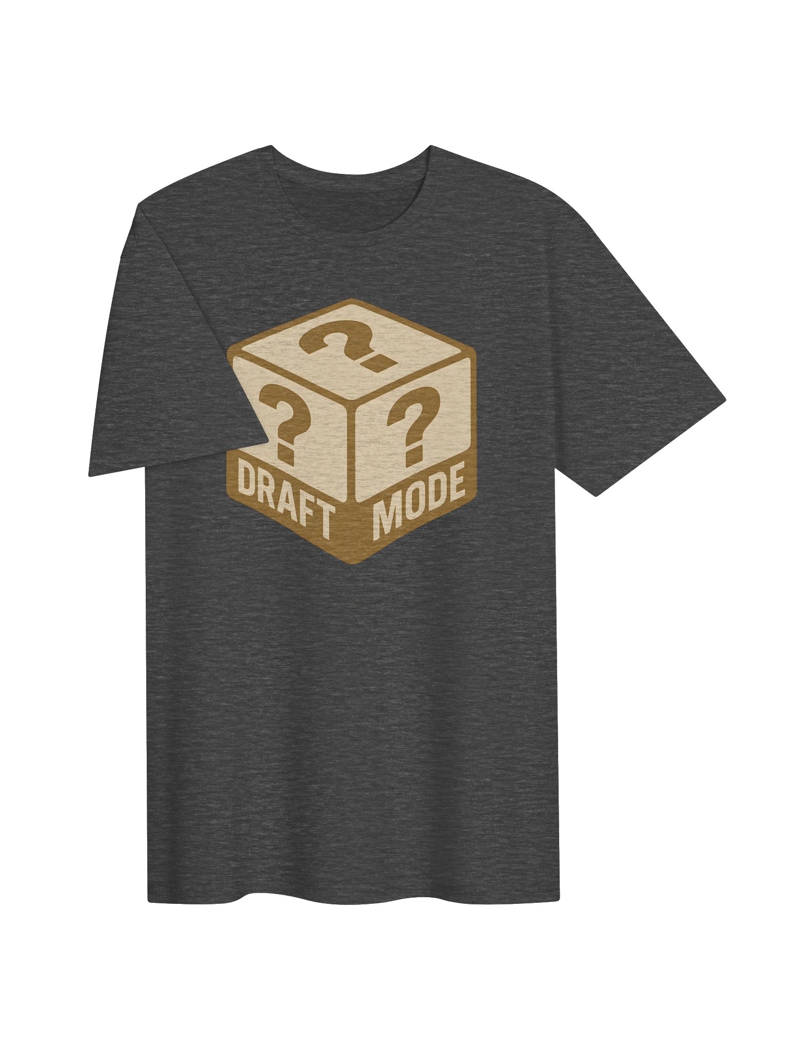 Draft Mode Heather Grey T-Shirt product image (4)