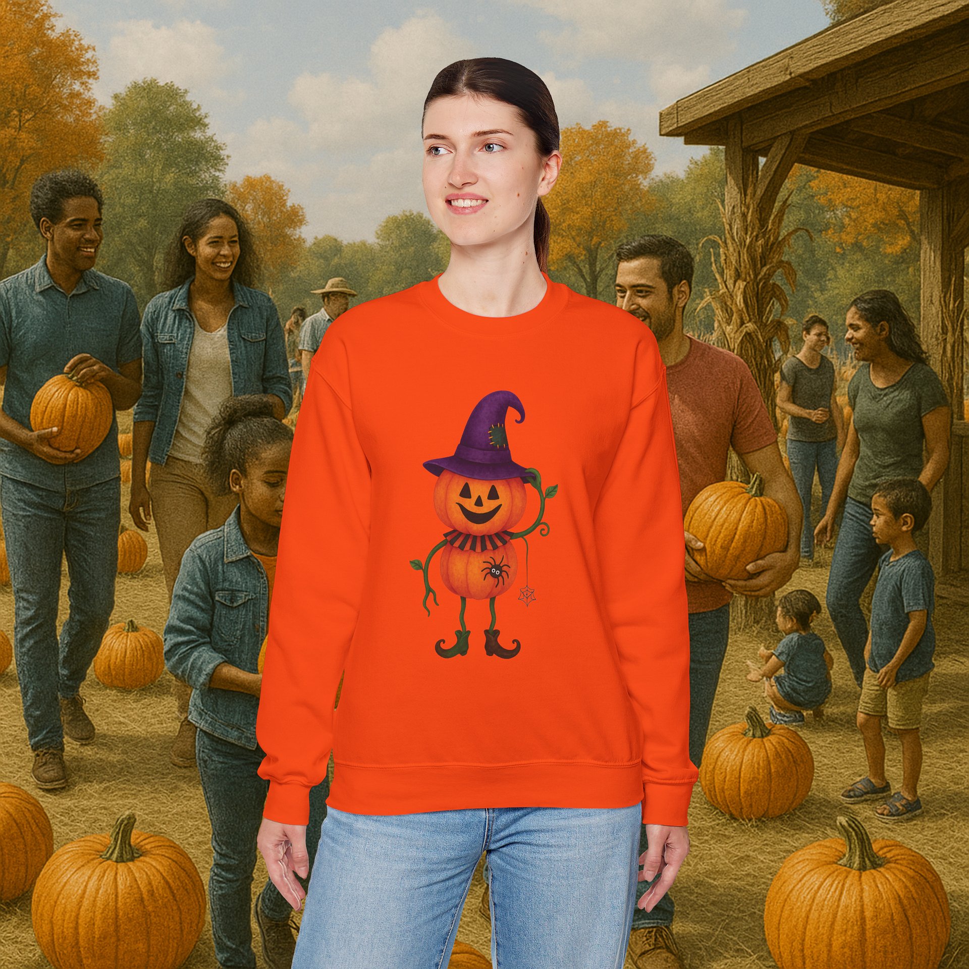 Mr. Pumpkin PNG | Cute Halloween Pumpkin Clipart | Fall Sublimation Design | Pumpkin Patch Digital Download product image (7)