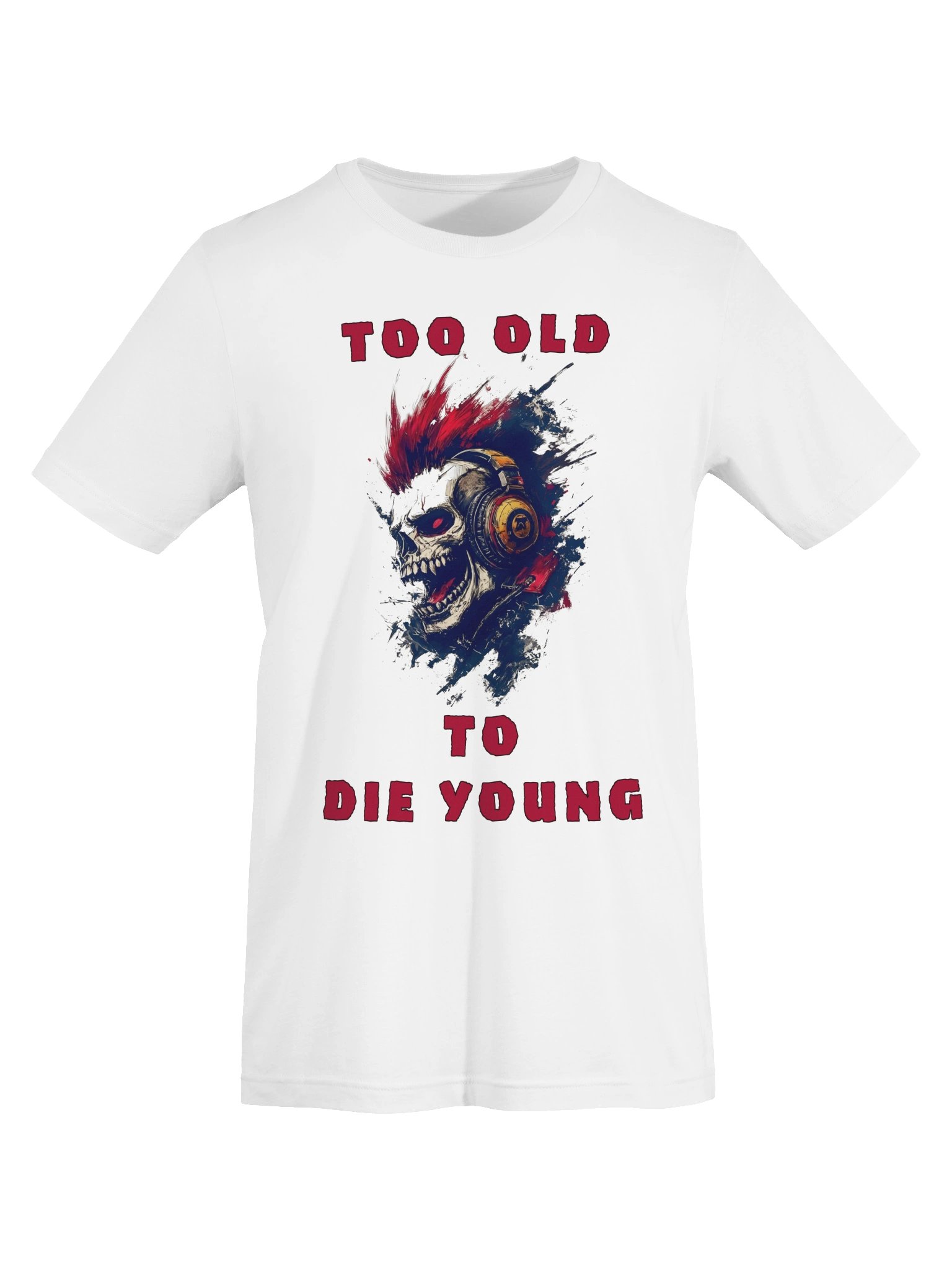 Too Old to Die Young Skull Tee product image (5)