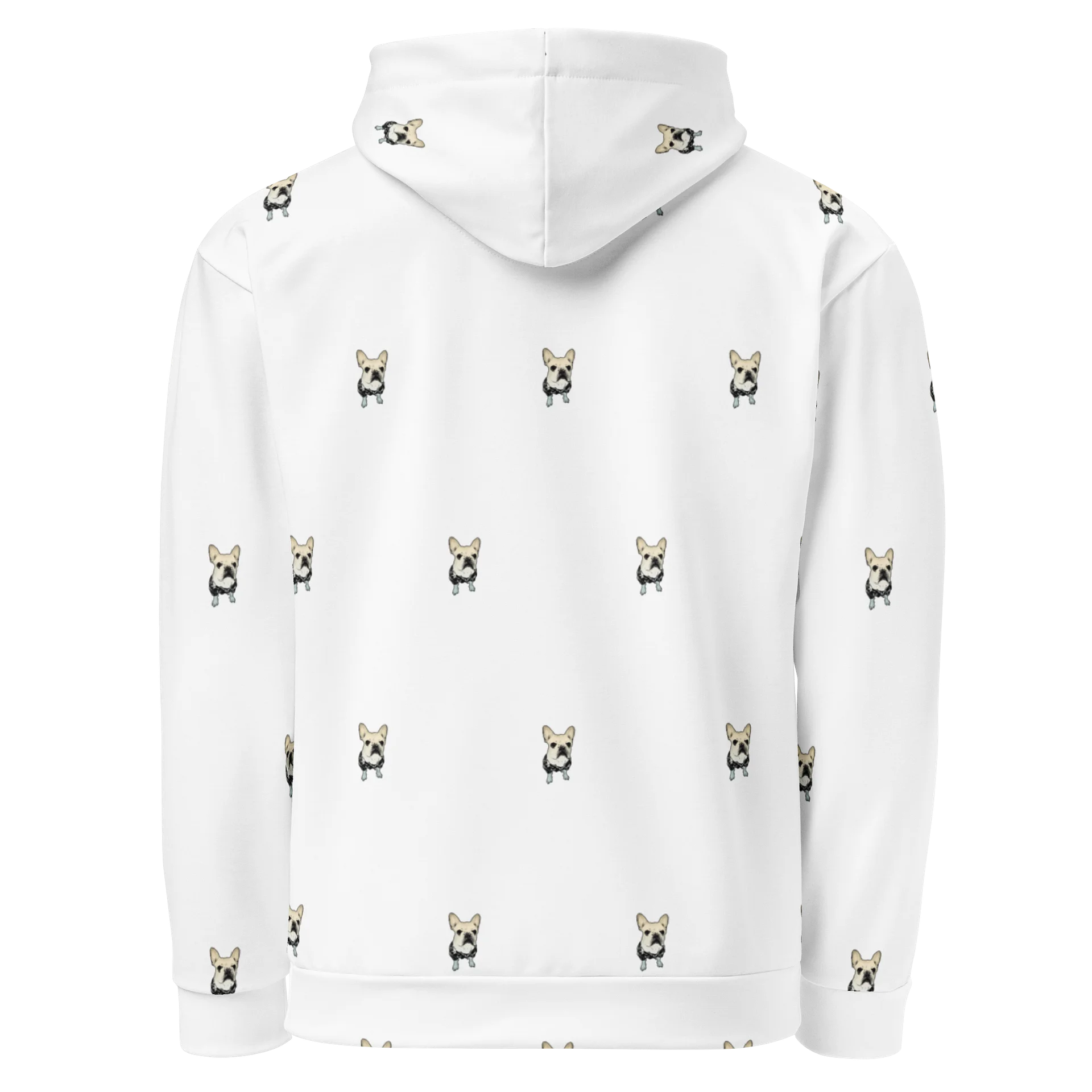 French Bulldog Hoodie | Pure White product image (3)