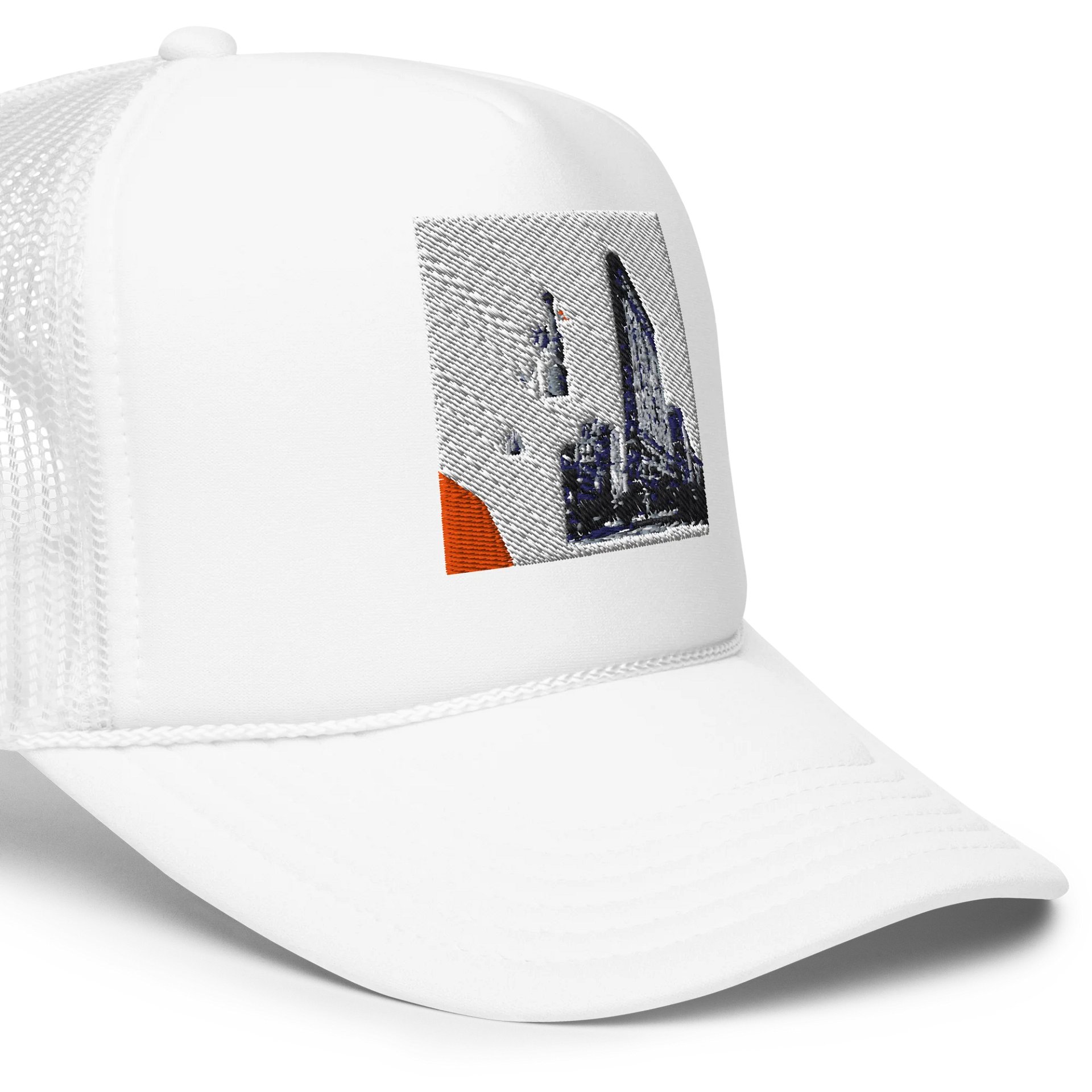 White Prominent Big Apple Snapback product image (5)