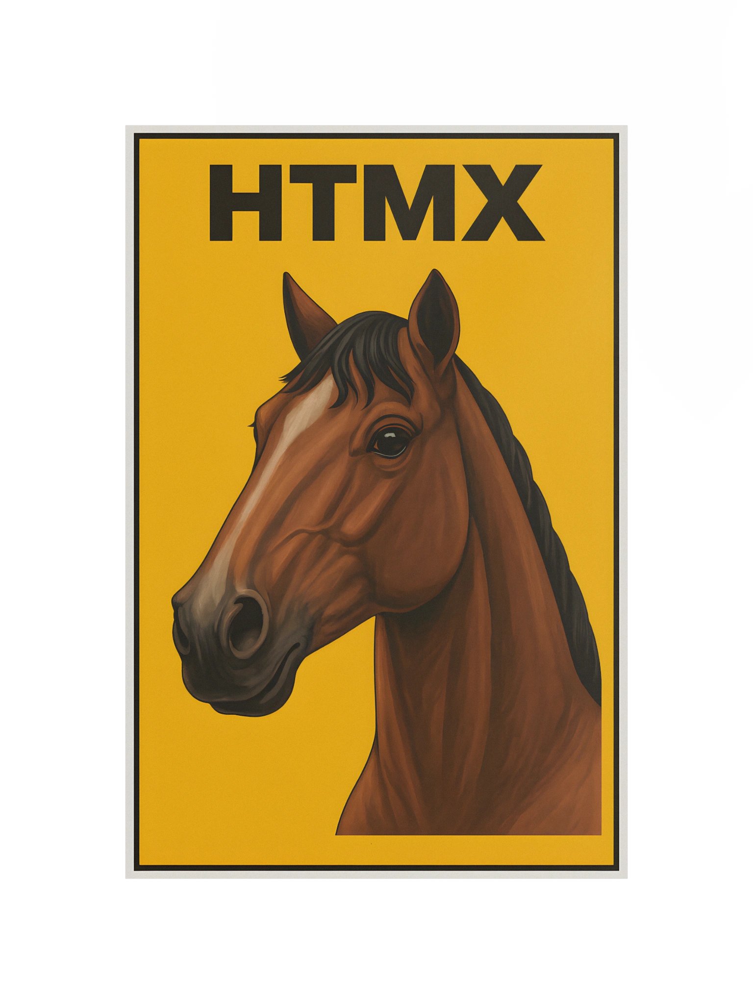 htmx horse poster product image (4)