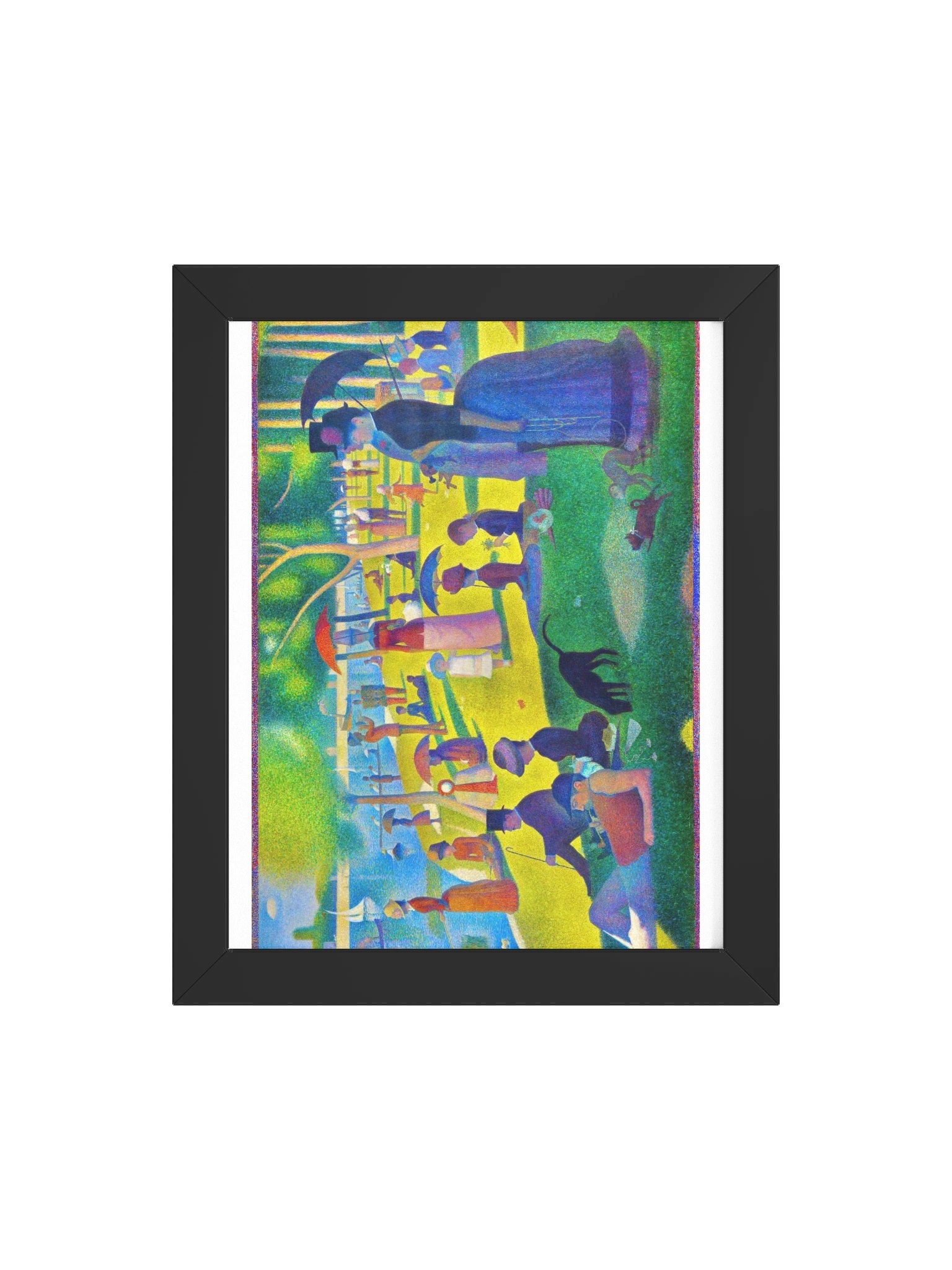 A Sunday Afternoon on the Island of La Grande Jatte — Small Framed Matte Poster product image (8)
