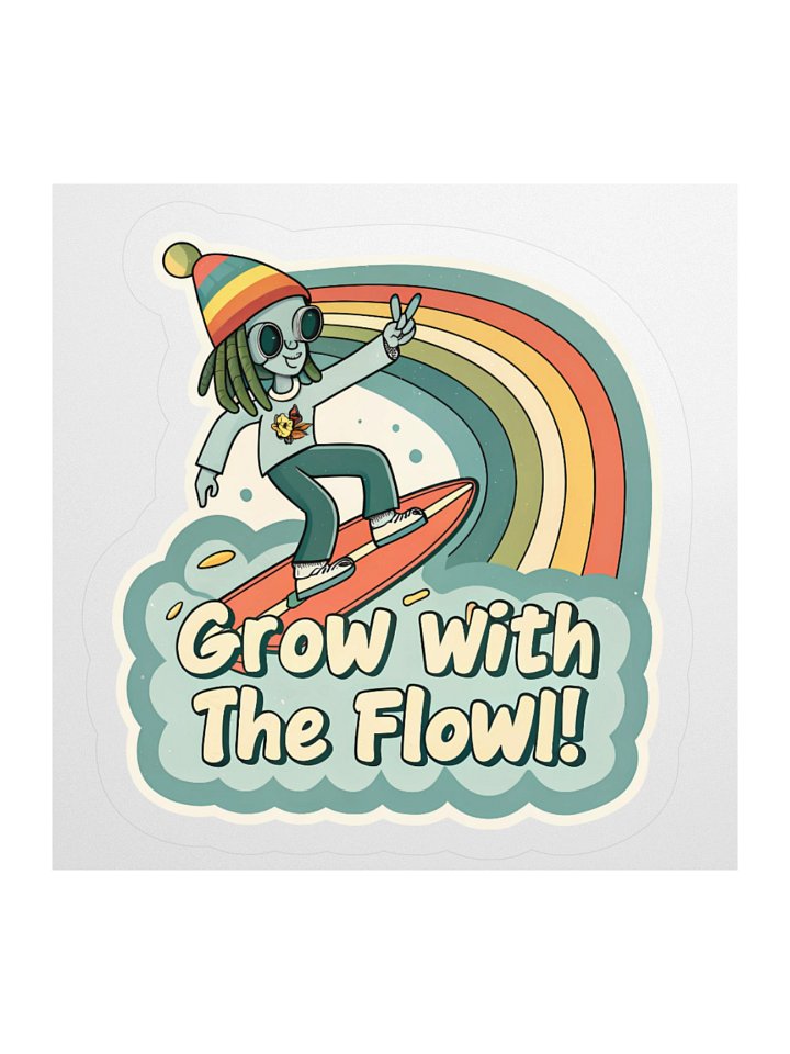 Peaceful Vibes Surfboard Sticker Set product image (1)