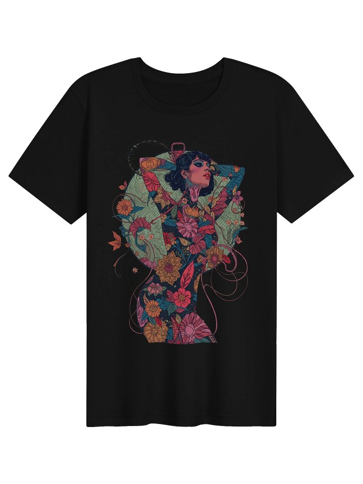 Floral Female Silhouette Supersoft Tee product image (1)