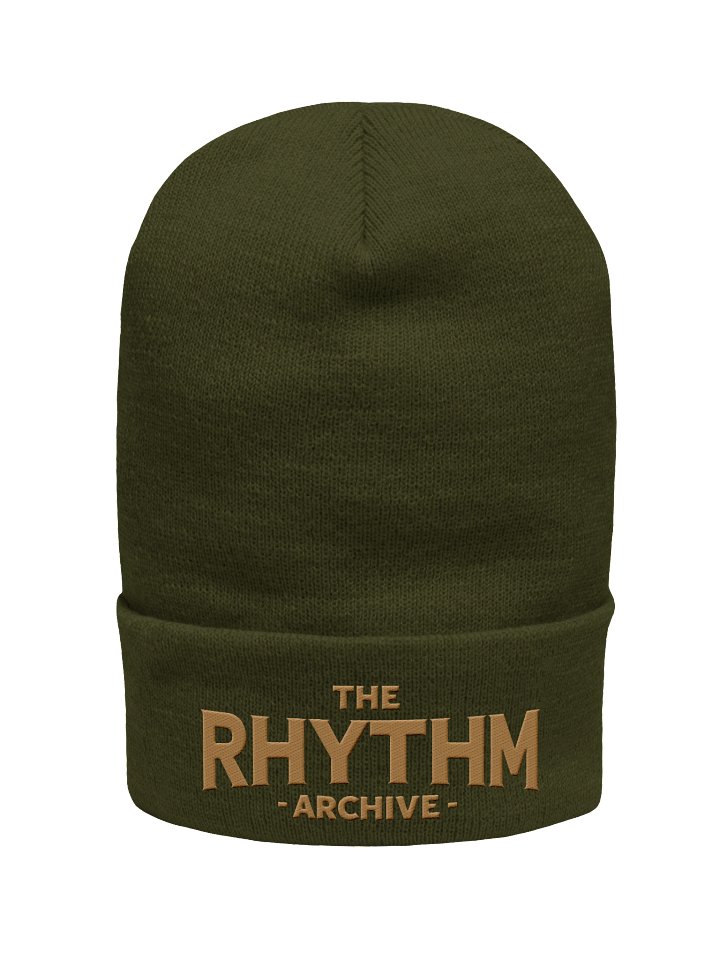 "The Rhythm Archive" Gold Cuffed Beanie product image (1)