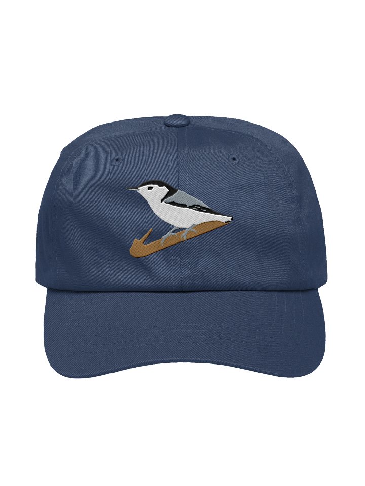 White-breasted Nuthatch Embroidered Dad Hat | Backyard Bird Cap | Bird Lover Gift product image (4)