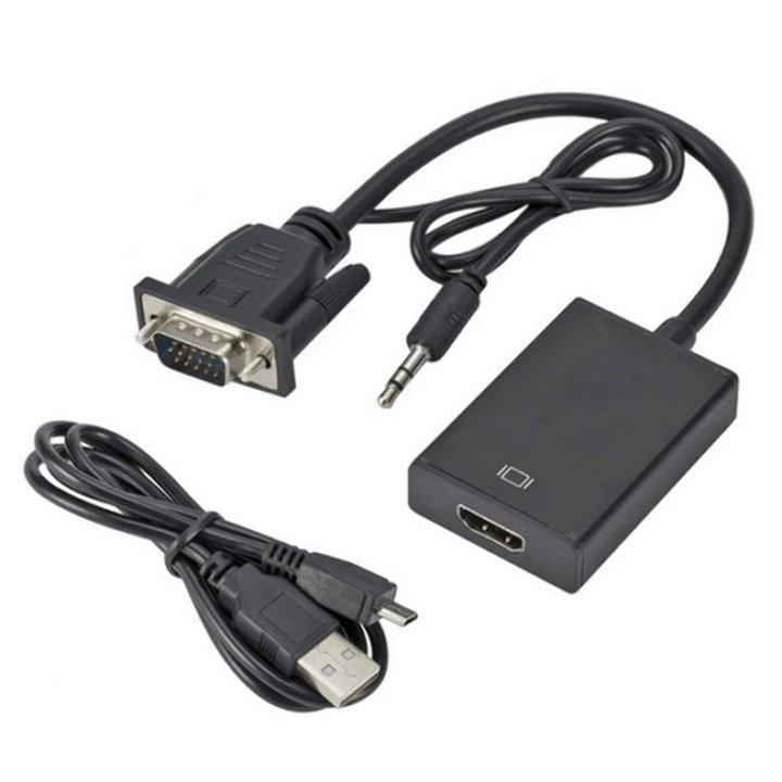 VGA to HDMI 1080P Converter Adapter Audio Output product image (1)