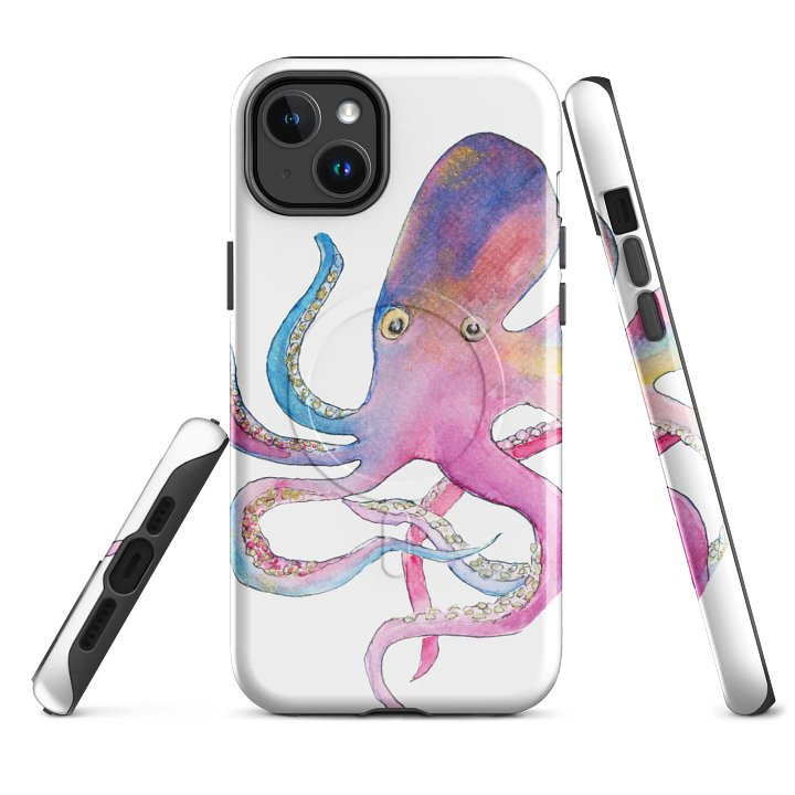 Rainbow Octopus MagSafe Tough iPhone Case product image (2)