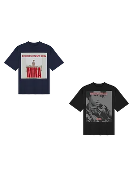Echoes on My Skin & Midnight Mirage Organic Oversized Tee